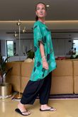 Made in Italy Praia da Marinha Pure Cotton Top Emerald
